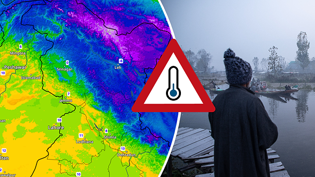 Early Winter Chill Grips the Northern Hills as Srinagar Freezes at –2.3°C