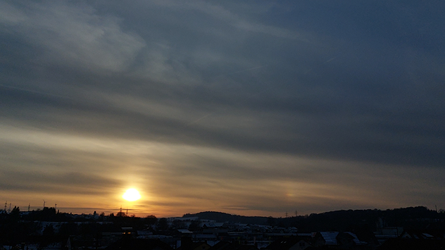 © Sabrina Werner Nebensonne in Amstetten