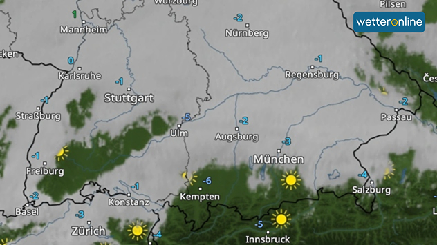 WetterRadar Süddeutschland