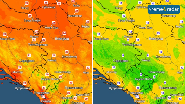 Sveže u petak i subotu ujutro