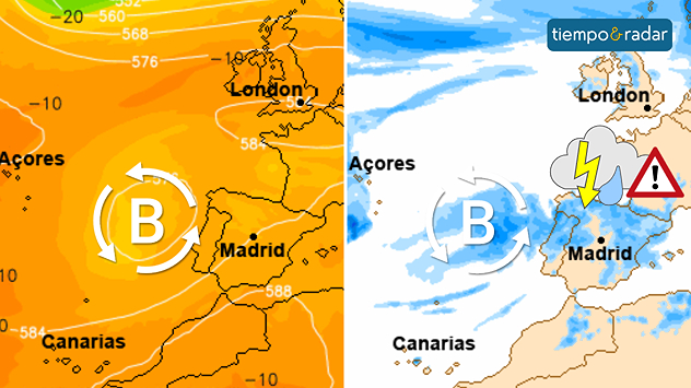 La inestabilidad en el Mediterráneo se alargará hasta pasado el fin de semana, aunque las tormentas se extenerán a más zonas de España.&nbsp;