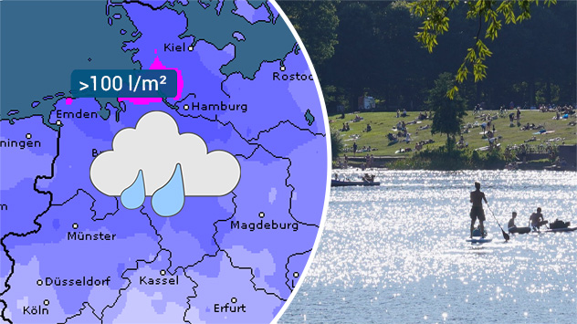 Nasser Nordwesten - Trockenwarmer Südwesten