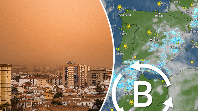 La borrasca Regina favorecerá en los próximos días la llegada de calima desde el Sáhara hacia distintos países de Europa.