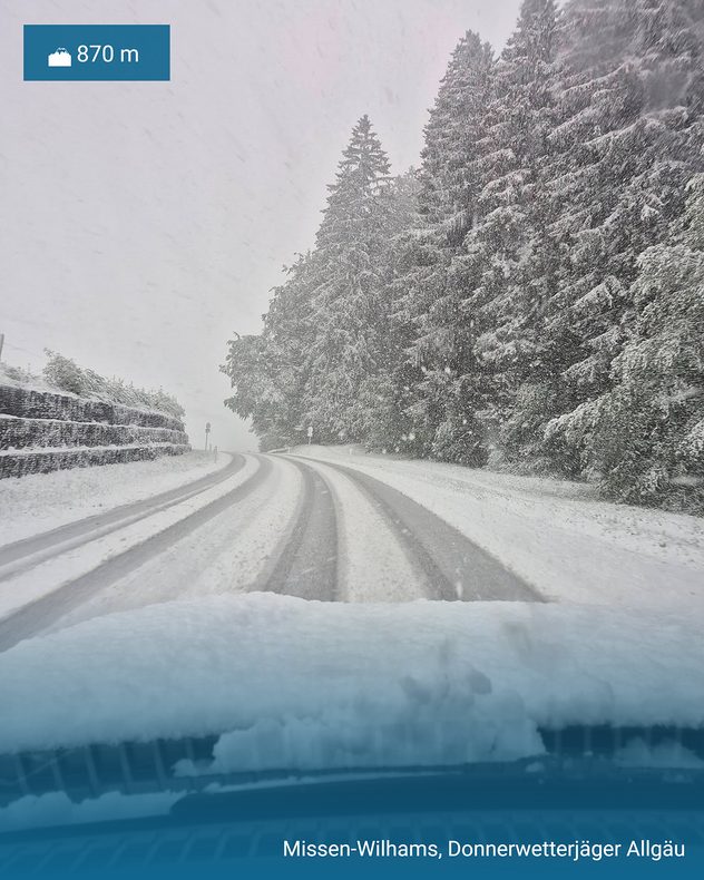 Snežne padavine na Alpima