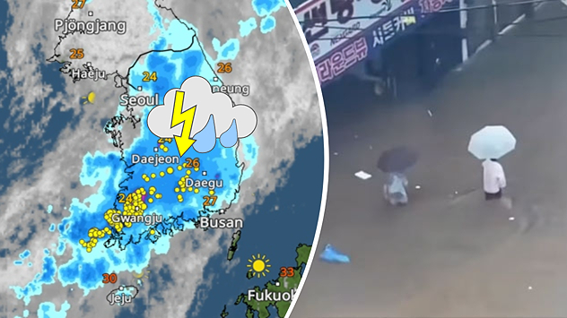 Južna Koreja: Žrtve nakon poplava