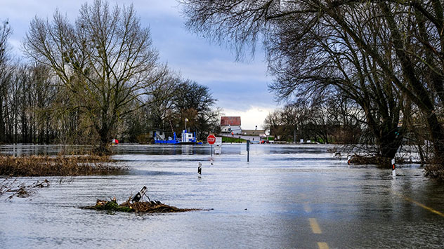Hochwasser zum Jahresbeginn