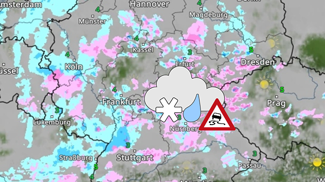 Der Freitag startet nut vielen Regen- oder Schneeschauern.
