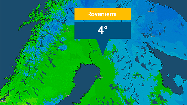 TemperaturRadar Skandinavien