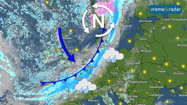 Ciklon i hladni front