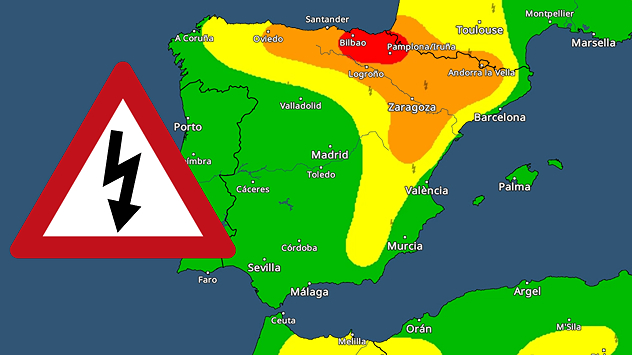 La presencia de aire frío en altura lo que queda de fin de semana favorecerá el desarrollo de tormentas en zonas de montaña. ¡Atención esta tarde!
