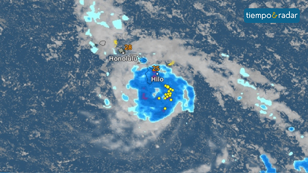 Hawái también se enfrenta a la amenaza de otro huracán: una tormenta tropical, bautizada como Nolo que podría intensificarse considerablemente de aquí al viernes.