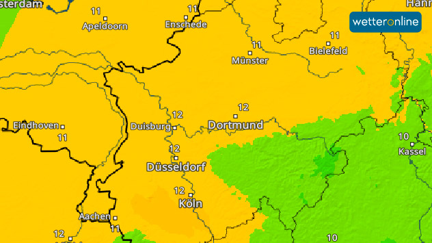 TemperaturRadar Donnerstag früh