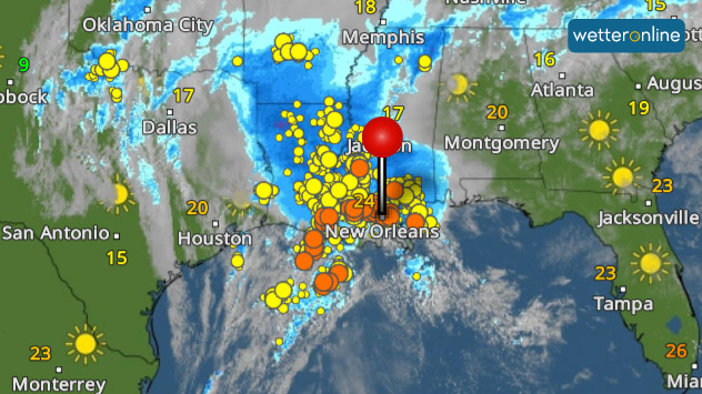 WetterRadar für New Orleans