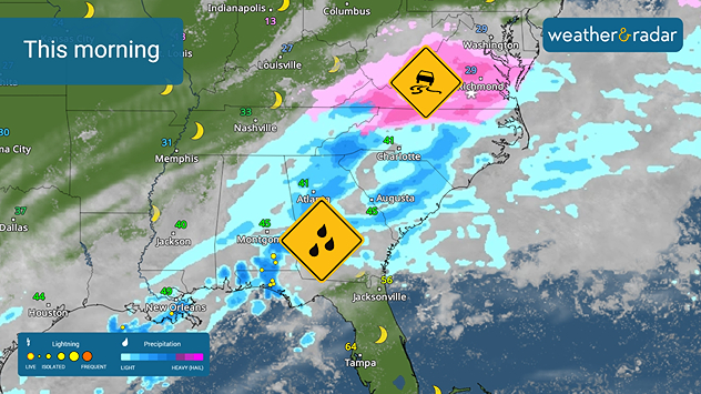 This morning's wintry mix