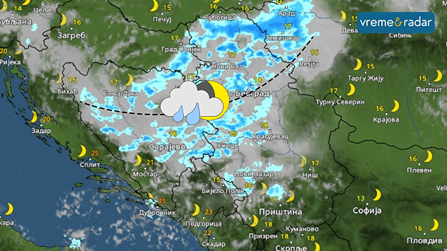 Kiša u ponedeljak