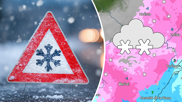 Se espera una situación de nieve extensa y a cotas bajas.