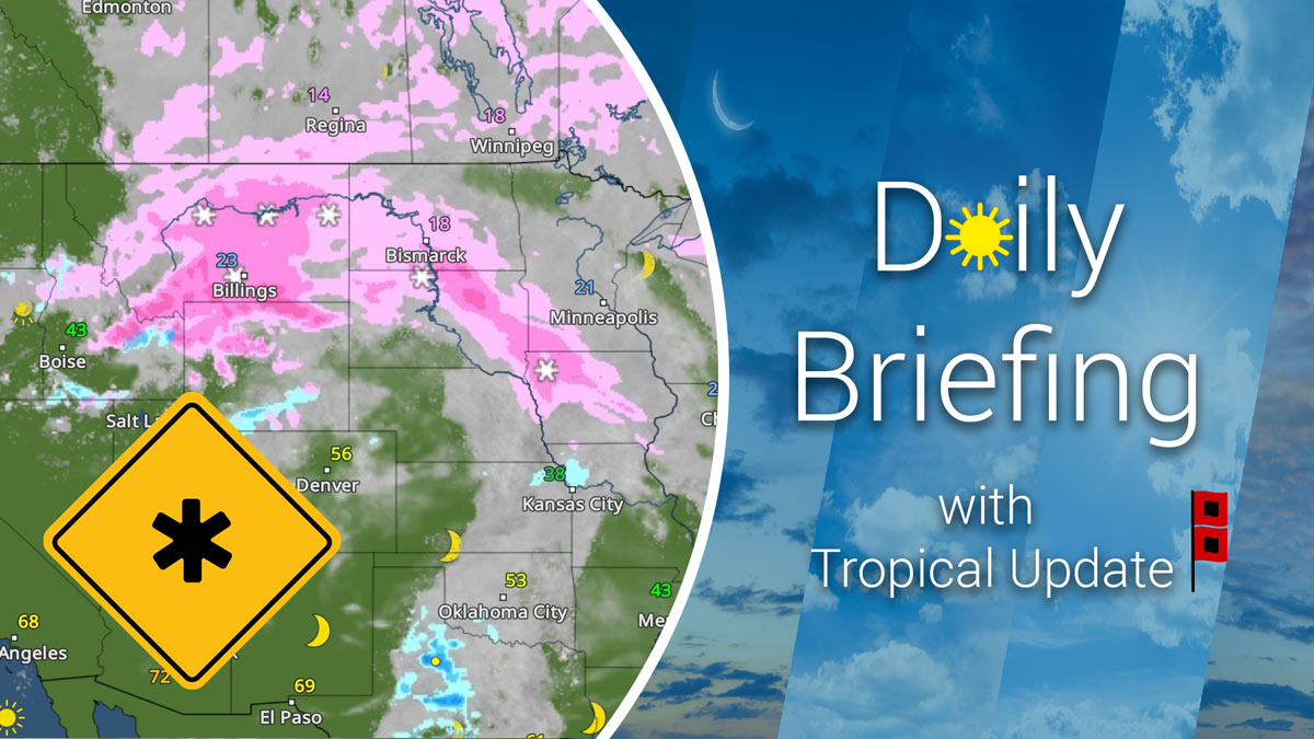Daily briefing: Powerful snowstorm setting up – Weather News