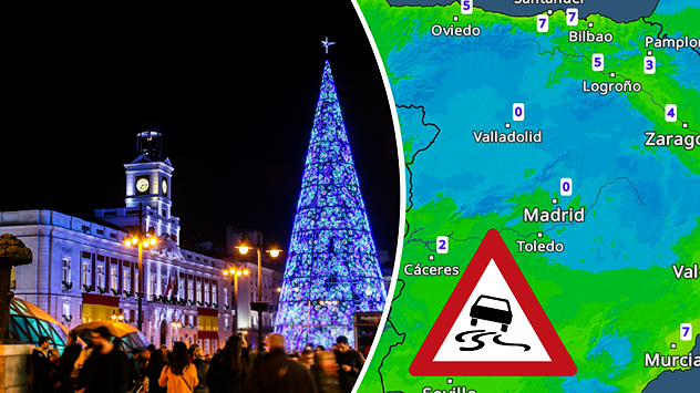 Las temperaturas se mantendrán sin grandes cambios hasta el miércoles, cuando volverán a descender. Durante la Nochevieja y el Año Nuevo habrá que extremar la precaución en carretera, ya que se esperan heladas intensas en muchas zonas.&nbsp;