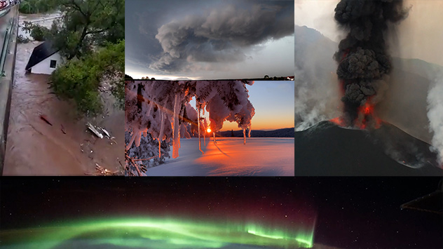 Wir blicken zurück auf das Jahr 2021 und zeigen die schönsten Momente, bedrohliche Wolken und Katastrophen.