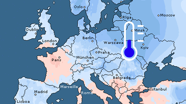 Hladniji januar u Evropi