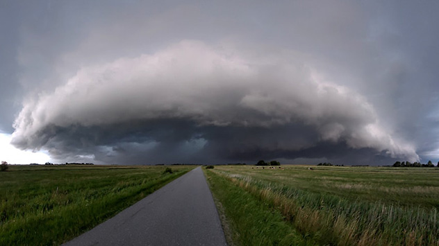 Böenfront über Schleswig-Holstein