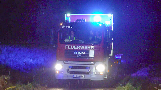 Strohballenbrand Ilsfeld