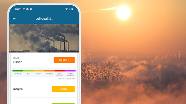 Schlechte Luftqualität - Beispielbild für die Stadt Essen