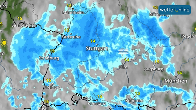 aktuelles WetterRadar-Bild