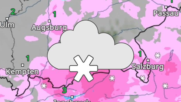 WetterRadar Schnee