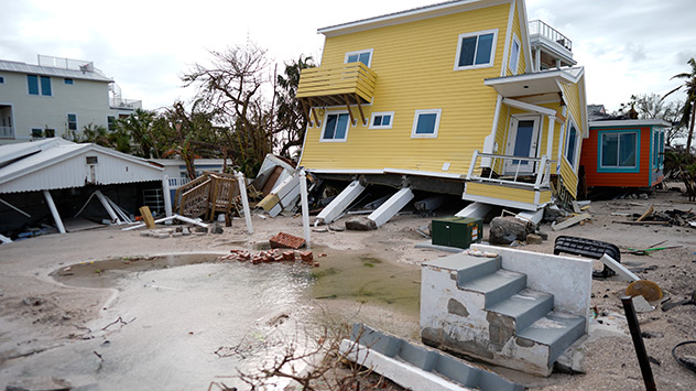 Schwere Schäden in Bradenton Beach, Florida