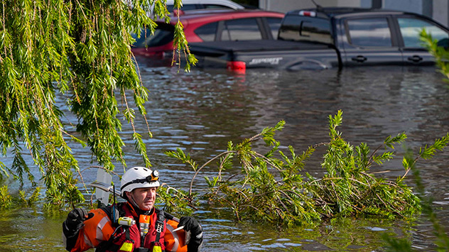 Schwere Überflutungen in Clearwater, Florida