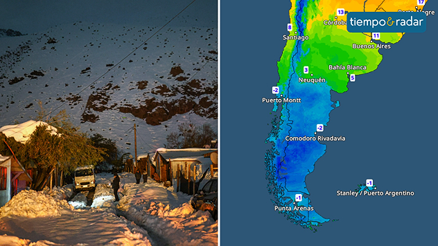 La semana pasada, una tormenta invernal ya azotó el norte de Chile. La pequeña localidad de Alto del Carmen quedó aislada del exterior durante un tiempo.