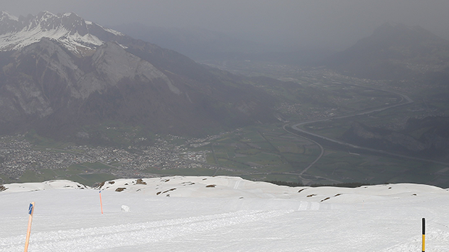© foto-webcam.eu Saharastaub in der Luft ist für den Menschen generell ungefährlich.