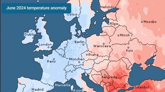 Hottest June on record globally - not for the UK & IE though – Weather News