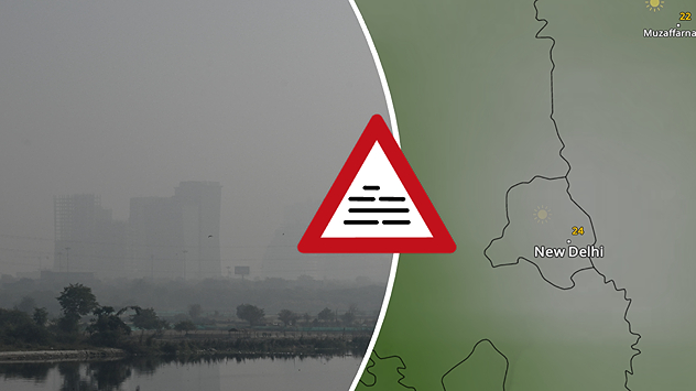 Thick layer of smog covers the northern parts