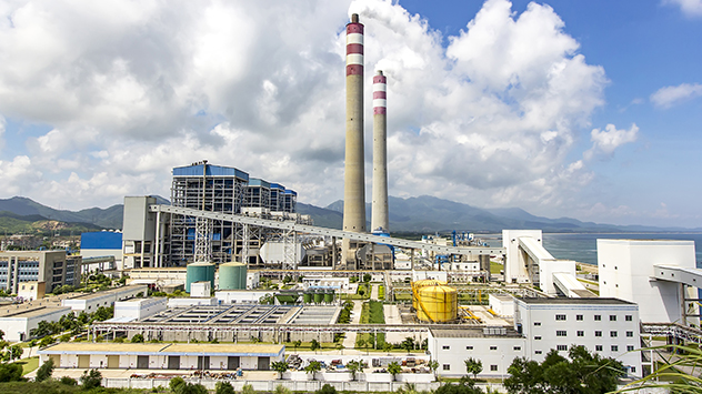 Emissionen der Industrie sinken