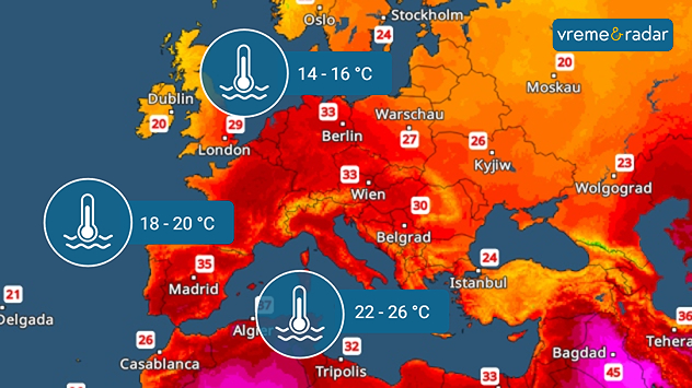 Temperature mora i vazduha