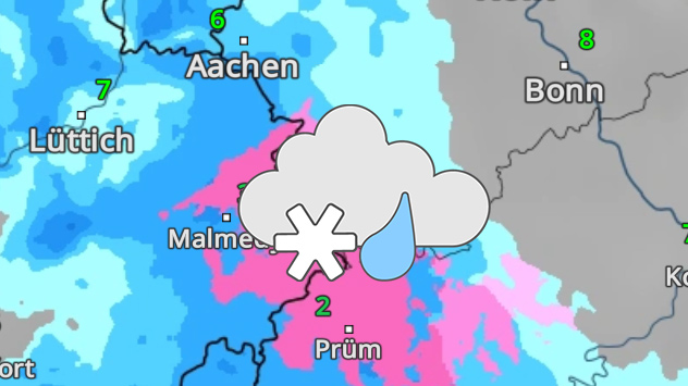 WetterRadar Schnee Eifel