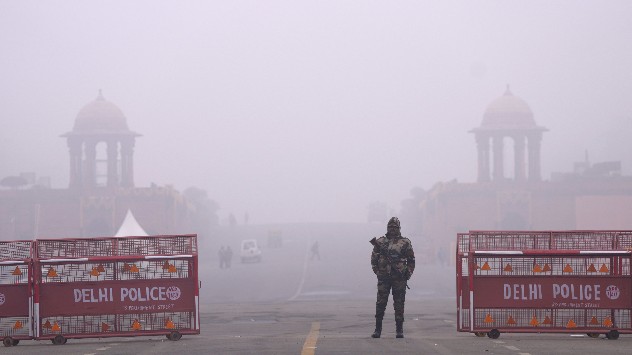 National capital of Delhi often experiences extremely thick fog during November-January