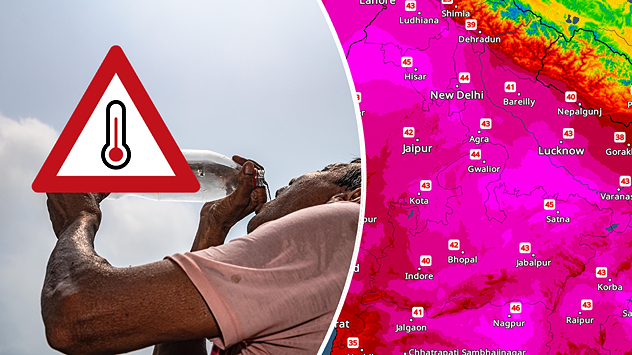 Heatwave conditions have intensified sharply across India over the last few days, with several regions now recording temperatures above 45°C.