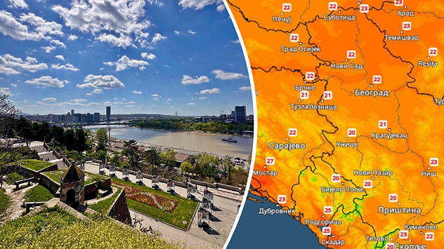 Toplo uz smenu Sunca i oblaka