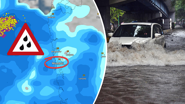 Heavy rain warning for Mumbai. Red alert issued for coastal Maharashtra
