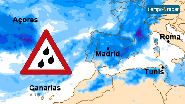 Los avisos están activos hoy y mañana. Podrán caer más de 100 litros en 12 horas. Precaución ya que podrán producirse inundaciones súbitas. El viernes también continuará la inestabilidad, incluso el sábado y domingo con lluvias ganando terreno por amplias zonas.&nbsp;