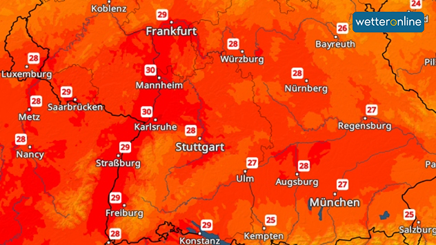 TemperaturRadar Sonntag