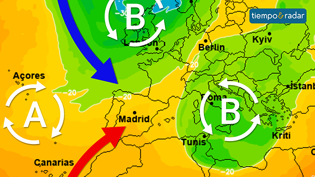 Las altas presiones lucharán con las borrascas y dejarán un panorama atmosférico variable. 