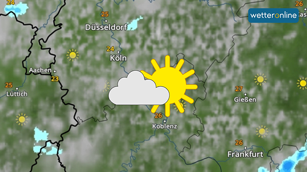 WetterRadar mit Wettersymbol