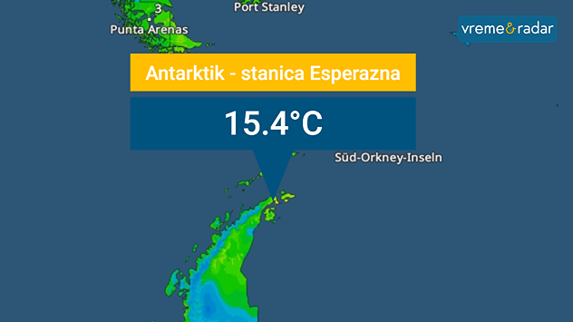 Rekordno toplo za jun na Antarktiku