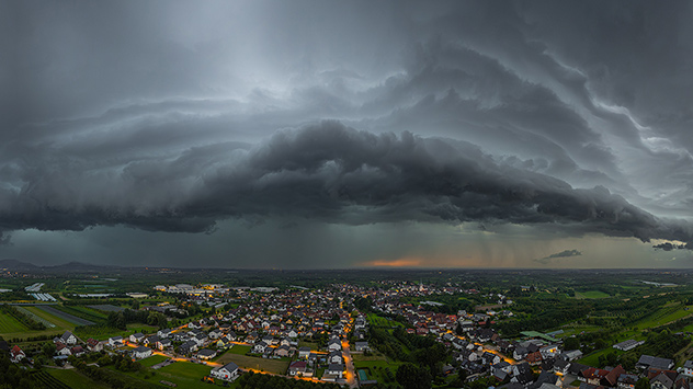 © Hubert Grimmig Gewitter bei Ulm