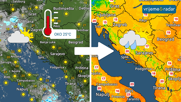 Iskoristite sunčan vikend, pa promjena?