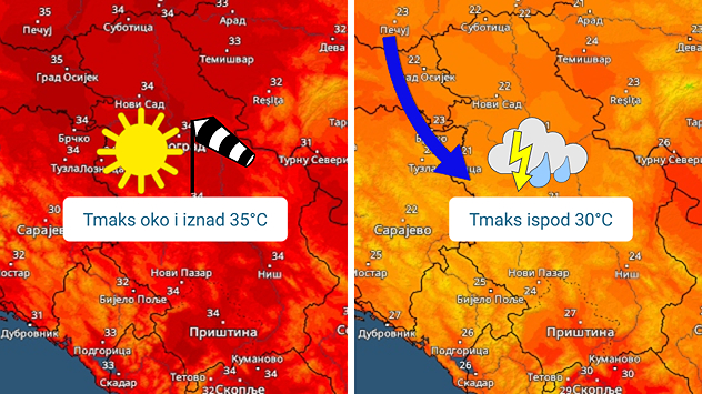 Vruće i vetrovito, pa promena vremena